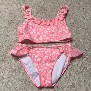 girls size 10-12 pink bikini